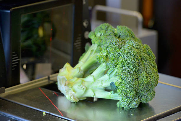 istock Broccoli on a scale at self check out at supermarket 537891061