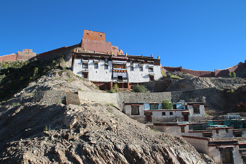 Residence for lama inside Palcho Monastery, Gyantse, Tibet 