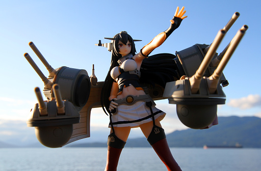 Vancouver, Canada - May 20, 2016: A vinyl figure of the Secretary Ship Nagato from the online video game \