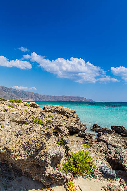 istock Beautiful beach on a Greek island 537901600