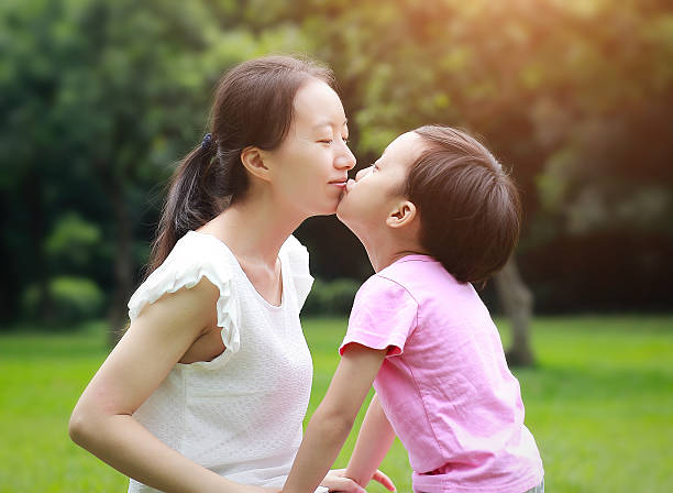 istock Happy Asian mother and son 537905176