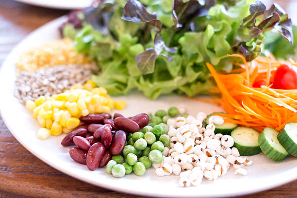 istock Fresh vegetables salad and grain ,Healthy food 537906666