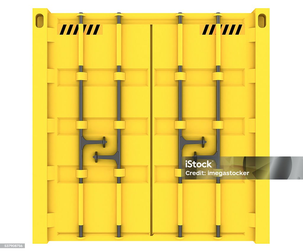 Illustration of Cargo containers isolated on white 3D Illustration of Cargo containers isolated on white background Business Finance and Industry Stock Photo