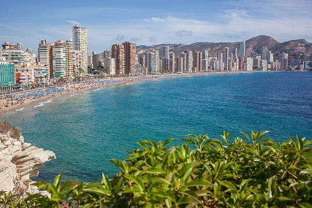 istock Coastline of a Benidorm city 537908784