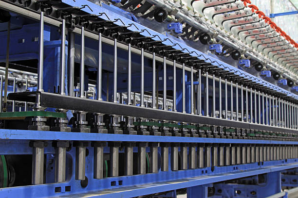 istock Spinning plant machinery and equipment 537924395