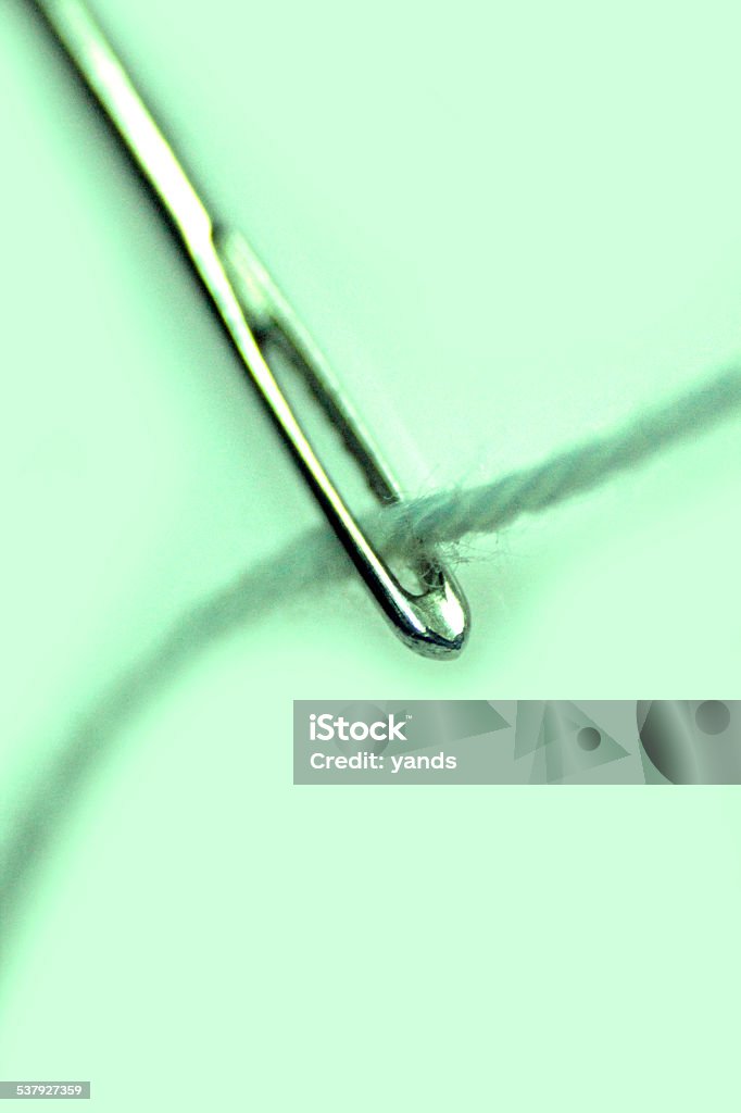 Needle with thread 2015 Stock Photo