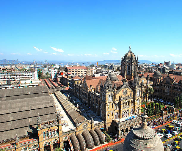 istock Bird's eyeview of Chatrapati Shivaji Terminus, Mumbai, India 537929199