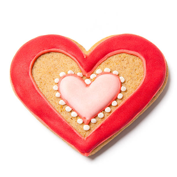 istock Decorated Valentine's Gingerbread - Stock Photo 537951741