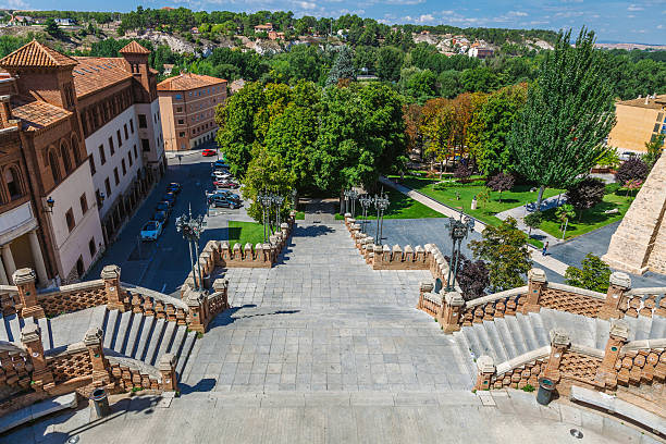 istock View of the La Escalinata in Teruel, Spain 537953035