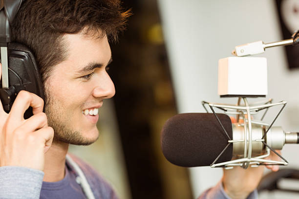 istock Portrait of an university student recording audio 537953643