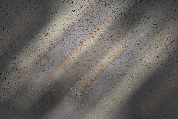 istock Drops of water on glass 537955227