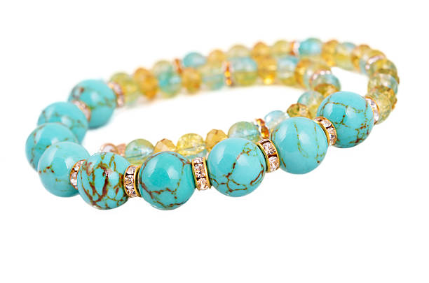 istock bracelet made of natural stones 537974719