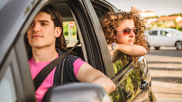 istock Friends togetherness on the car leaving for vacations 537974731