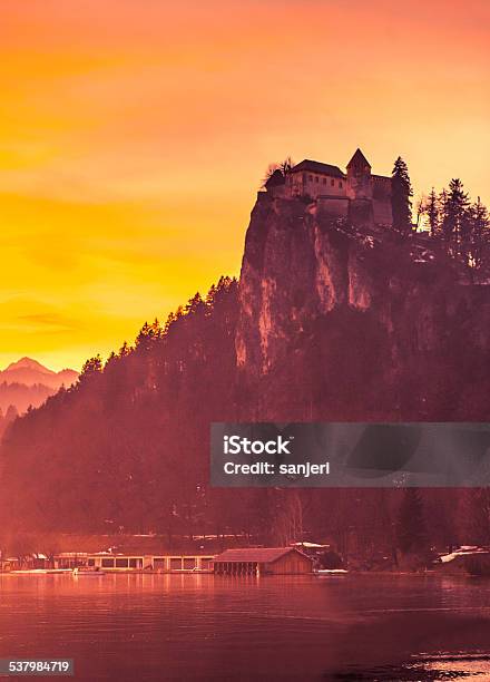 Lake Bled Slovenia Stock Photo - Download Image Now - 2015, Beauty In Nature, Bell