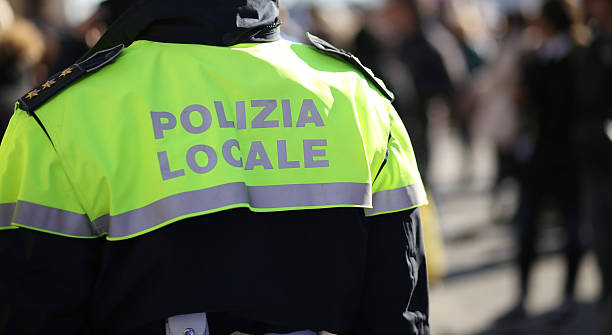 istock Italian policeman with police uniform 537986593