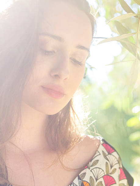 istock Light portrait of an beautiful lady 537988231