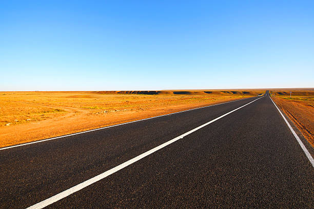 istock Open road. The autobahn in the desert. 537989047