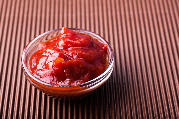 istock adjika in a glass bowl close-up 537990125