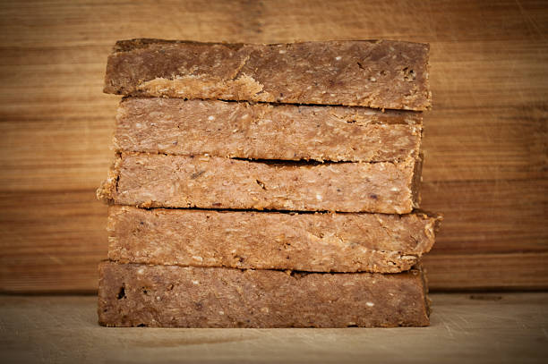 energy bars from honey muesli and peanut butter