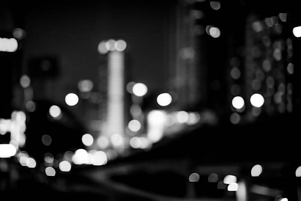 istock black and white abstract light in city at night 538015045