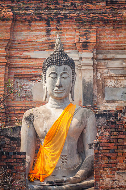 istock Buddha of statue in Ayutthaya Thailand 538015059
