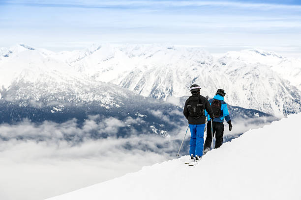 istock Group of Backcountry Skiers on Mountain Summit 538016839