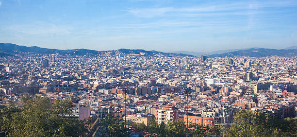 istock Bird's eye view of Barcelona , Spain 538025426