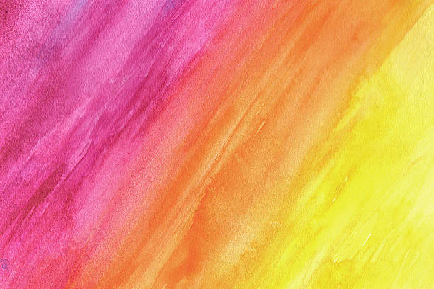 istock Purple-yellow grunge in watercolor 538026166