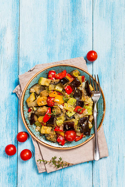 istock Vegetable ratatouille in a plate 538026168