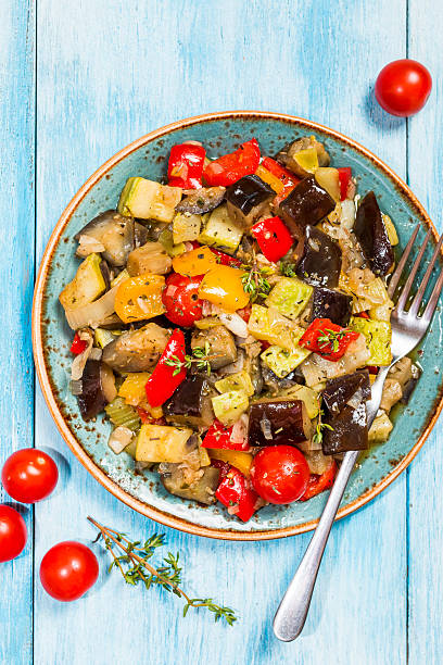 istock Vegetable ratatouille in a plate 538026302