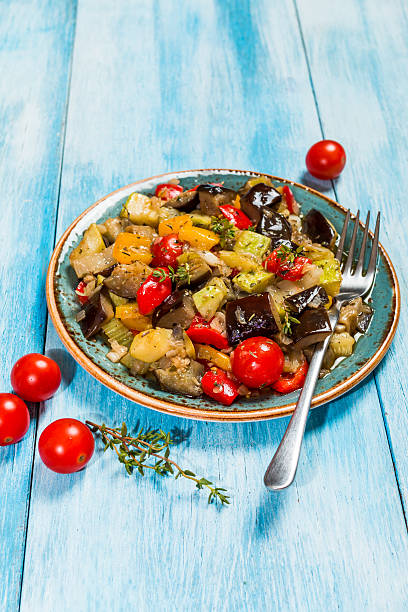 istock Vegetable ratatouille in a plate 538026390