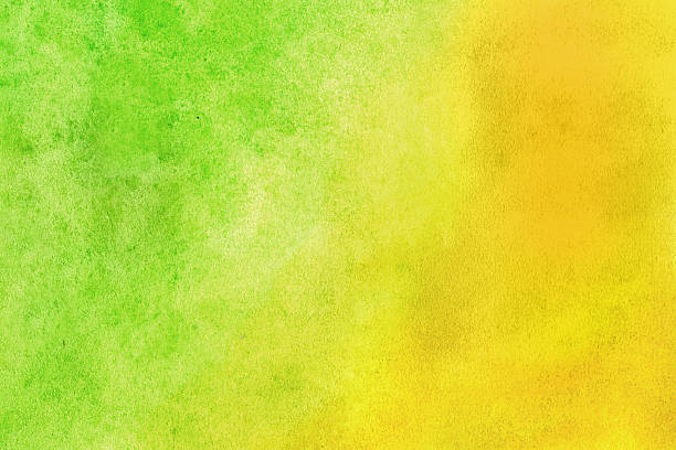 istock Yellow-green grunge in watercolor 538027008