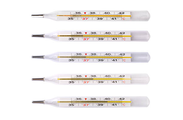 istock Household medical mercury thermometer 538030064