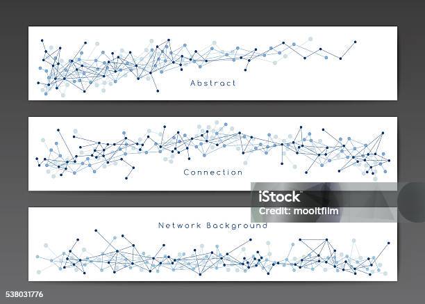 Network Engineer Banner Abstract Network Banner Templates Stock Illustration - Download Image ...