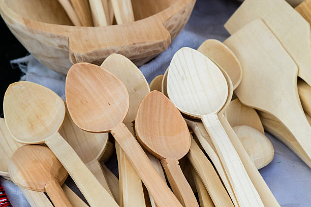 istock handmade wooden spoons 538032756