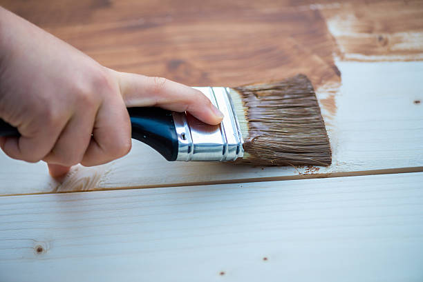 istock House Renovation, Brown Paint Can and Brush 538033418