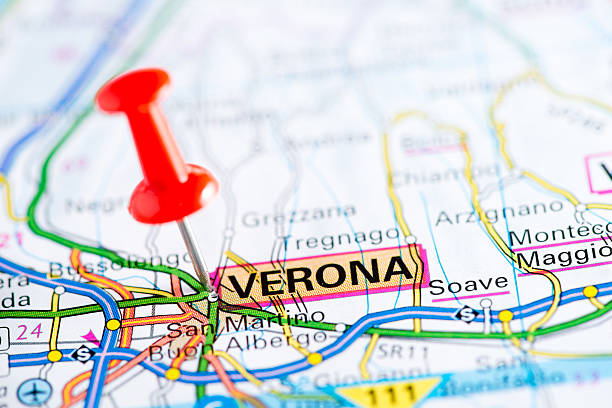 istock European cities on map series: Verona 538036513