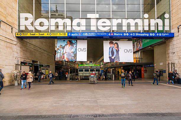 dworzec kolejowy termini w rzym, włochy - roma termini zdjęcia i obrazy z banku zdjęć