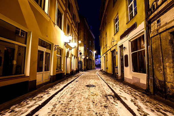 istock Christmas night in Old Riga in Latvia 538038997