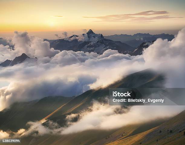Mountain Landscape Stock Photo - Download Image Now - Awe, Landscape - Scenery, Majestic