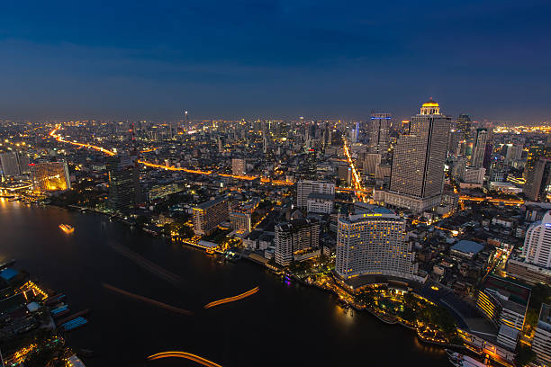 istock Bangkok city night view 538039243