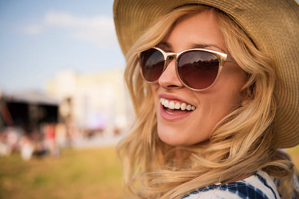 istock Cheerful blonde spending time outdoors 538039430