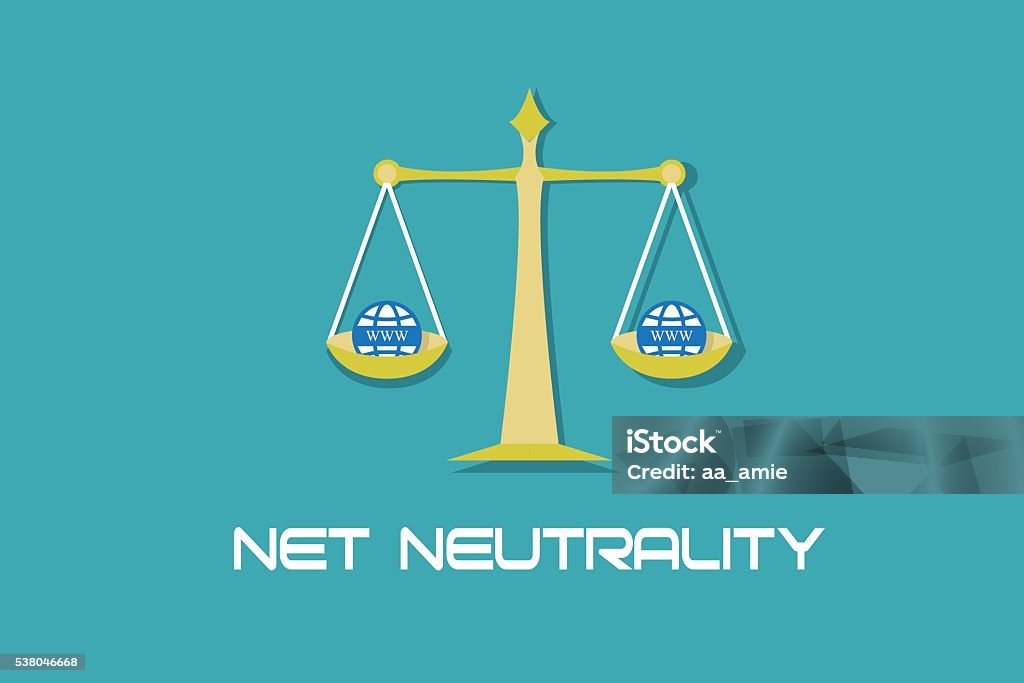 Net Neutrality free internet access Net Neutrality free internet access illustration vector concept Abstract stock vector
