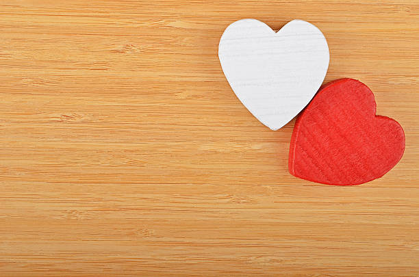 istock Heart on wooden background 538047142