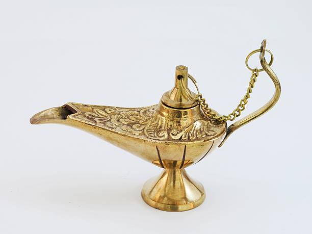 istock Charming Genie Aladdin's Lamp 538048598