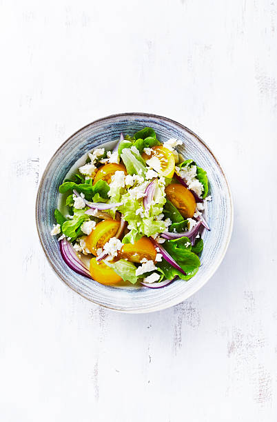 istock Yellow Tomato Salad with Feta Cheese 538049054