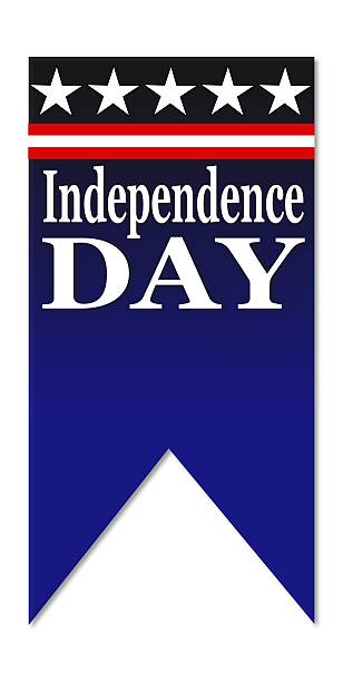 istock USA Independence Day Banner on white background 538050898