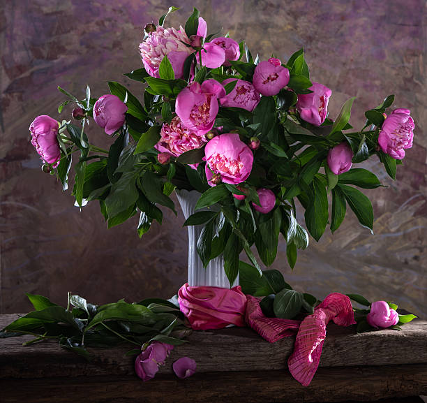 istock Beautiful bouquet of pink peonies 538052590
