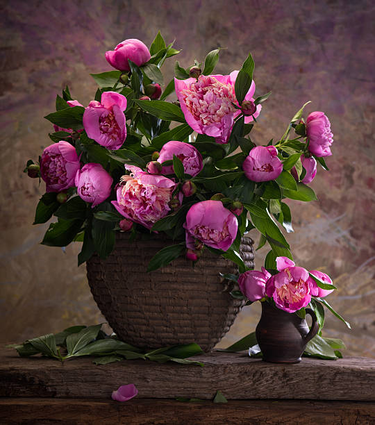 istock Beautiful bouquet of pink peonies 538052780