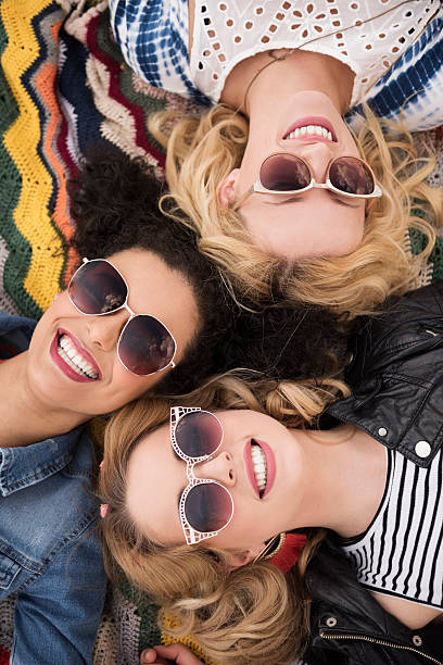 istock High angle view on cheerful girls 538054270